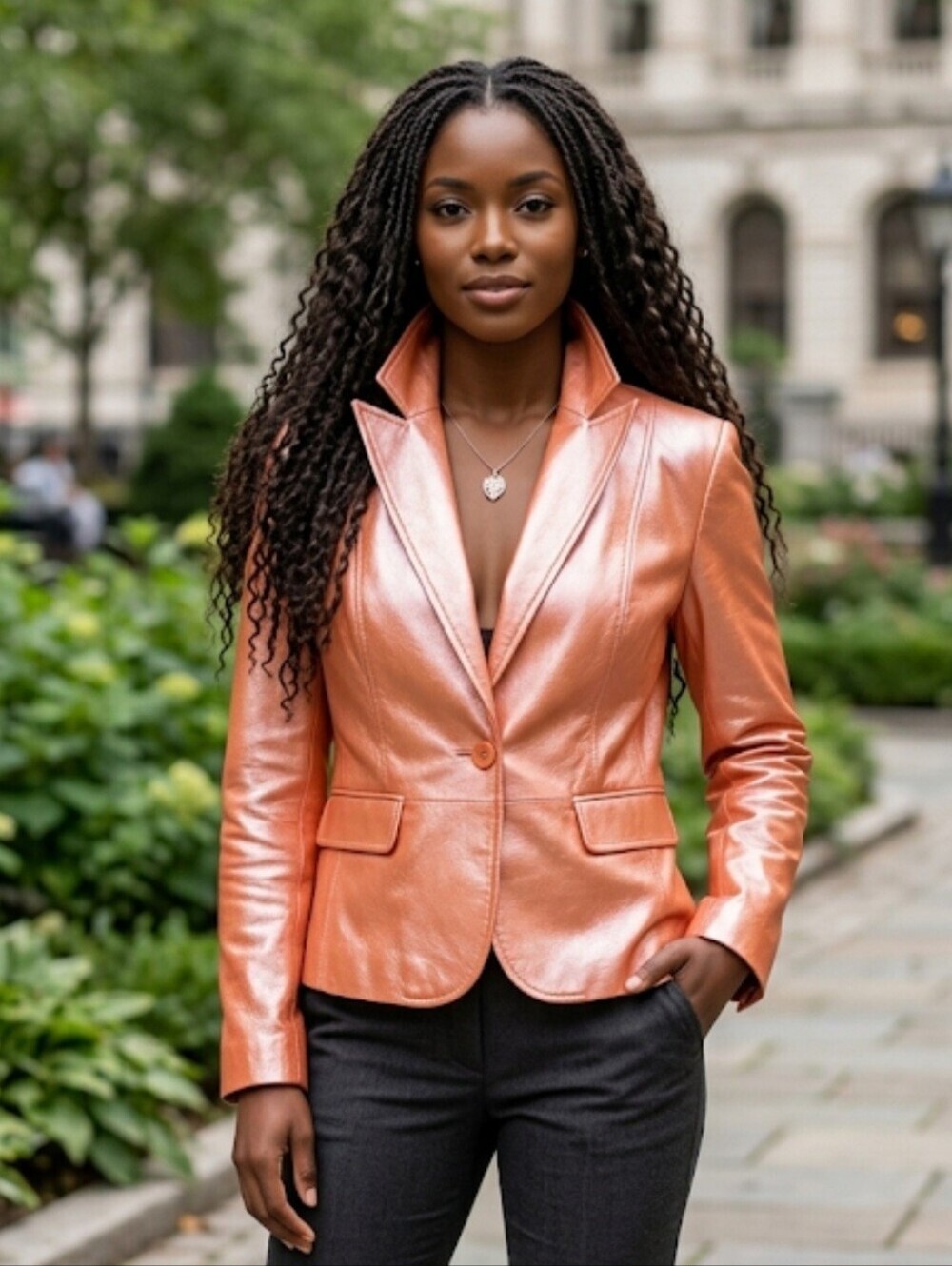 WORTHINGTON women's faux leather jacket, size M